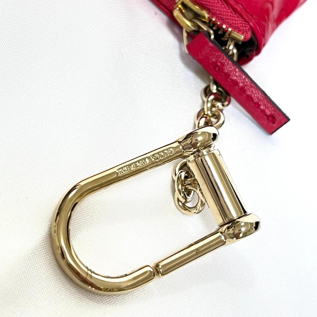 《新品》GUCCI グッチシマ レザー ケース キーケース キーホルダー