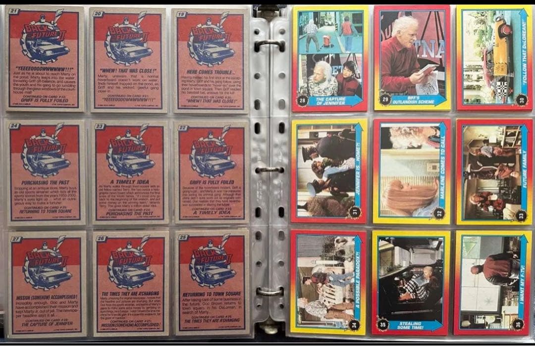 バック・トゥ・ザ・フューチャー ２トレーディングカード コンプリート