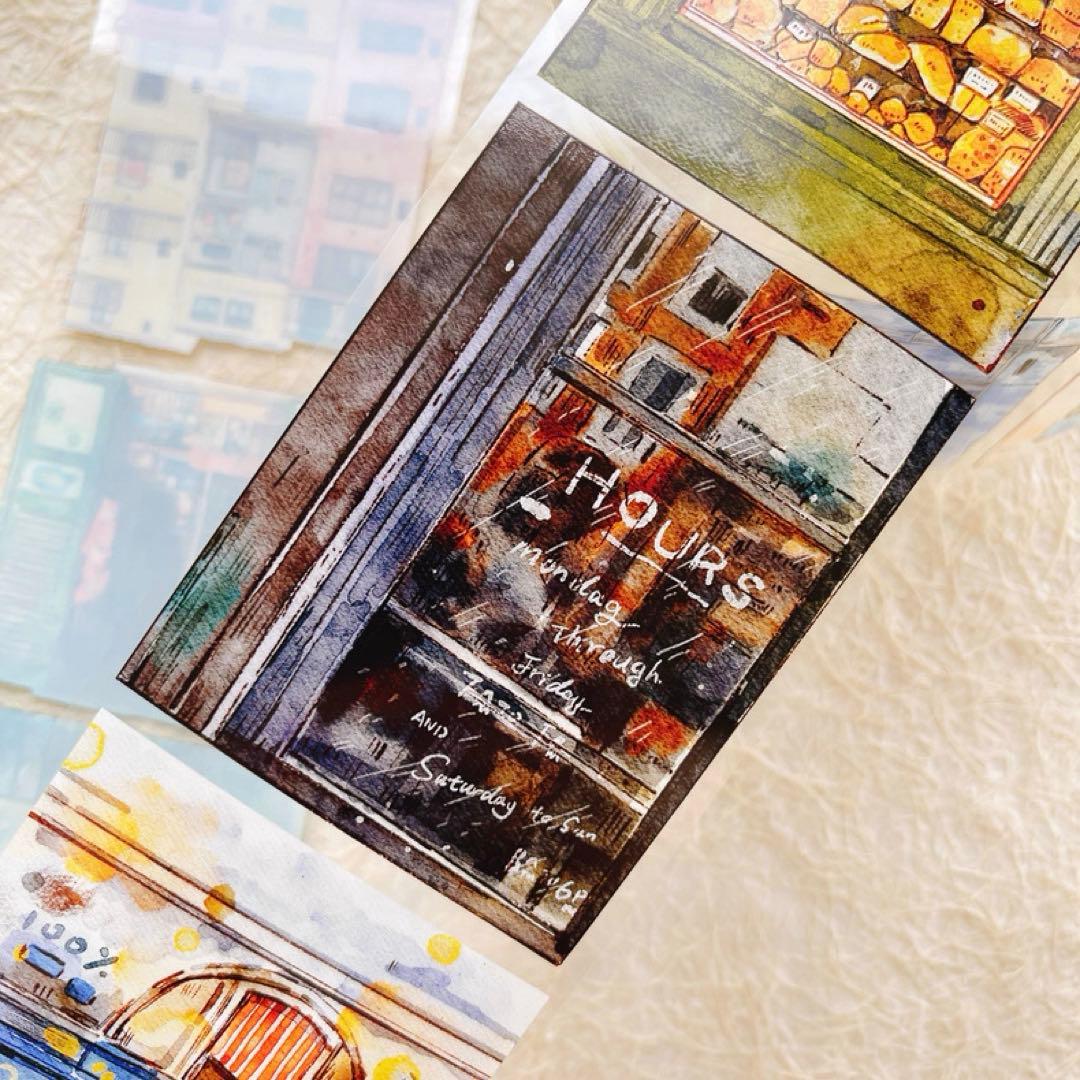 ⭐️SALE⭐️DingDing文创《都市掠影》海外マスキングテープ 【2731】