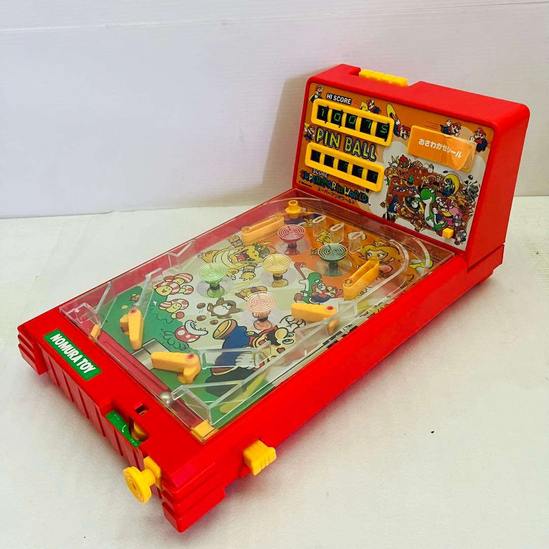 当時物／激レア スーパーマリオワールド ピンボールゲーム 野村トーイ