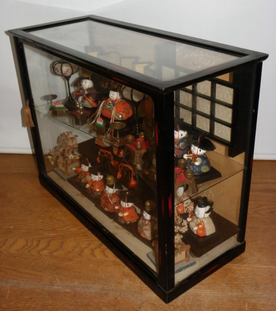 ミニサイズ　ひな人形飾り　ケース入り！