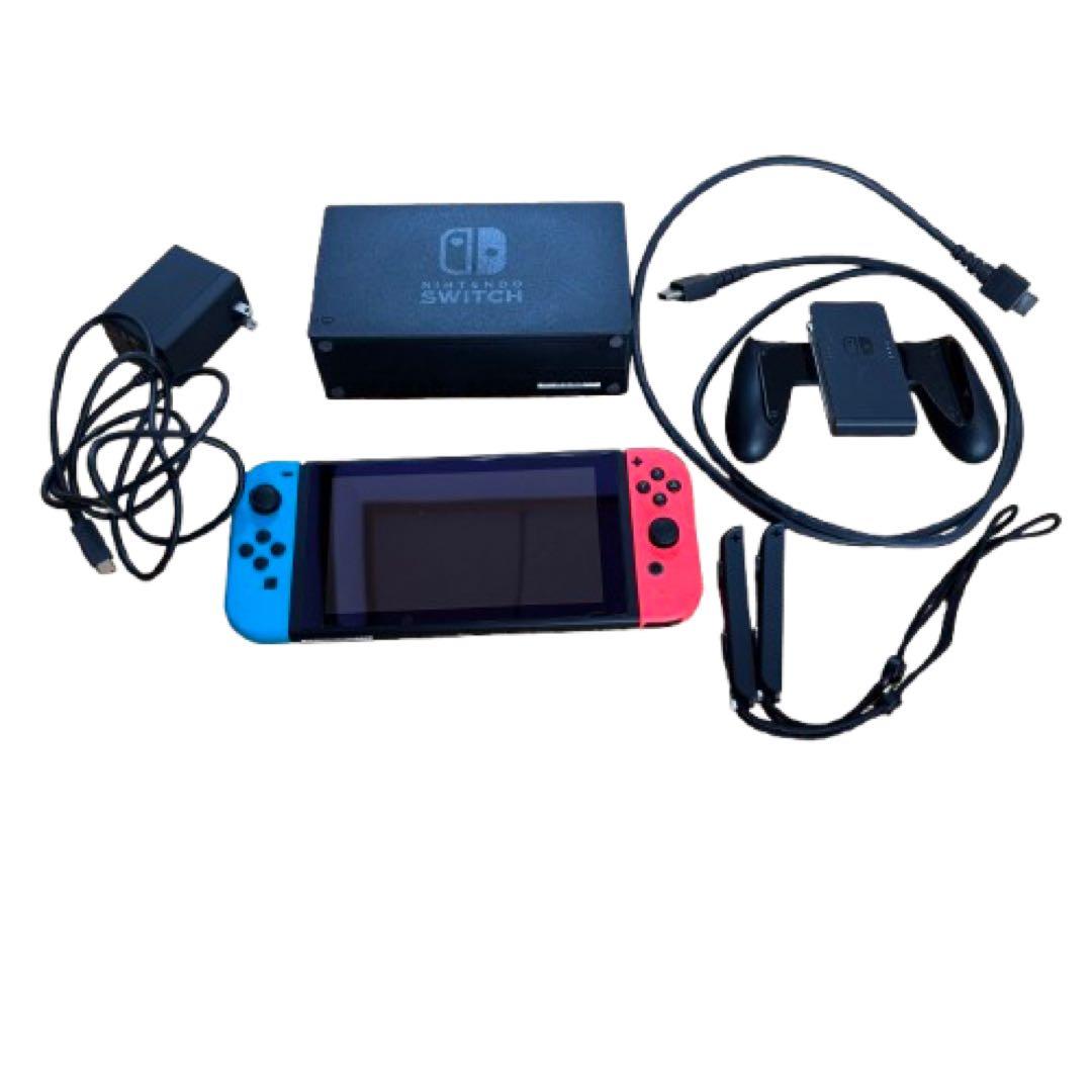 「美品」Nintendo Switch 本体 青/赤 Joy-Con