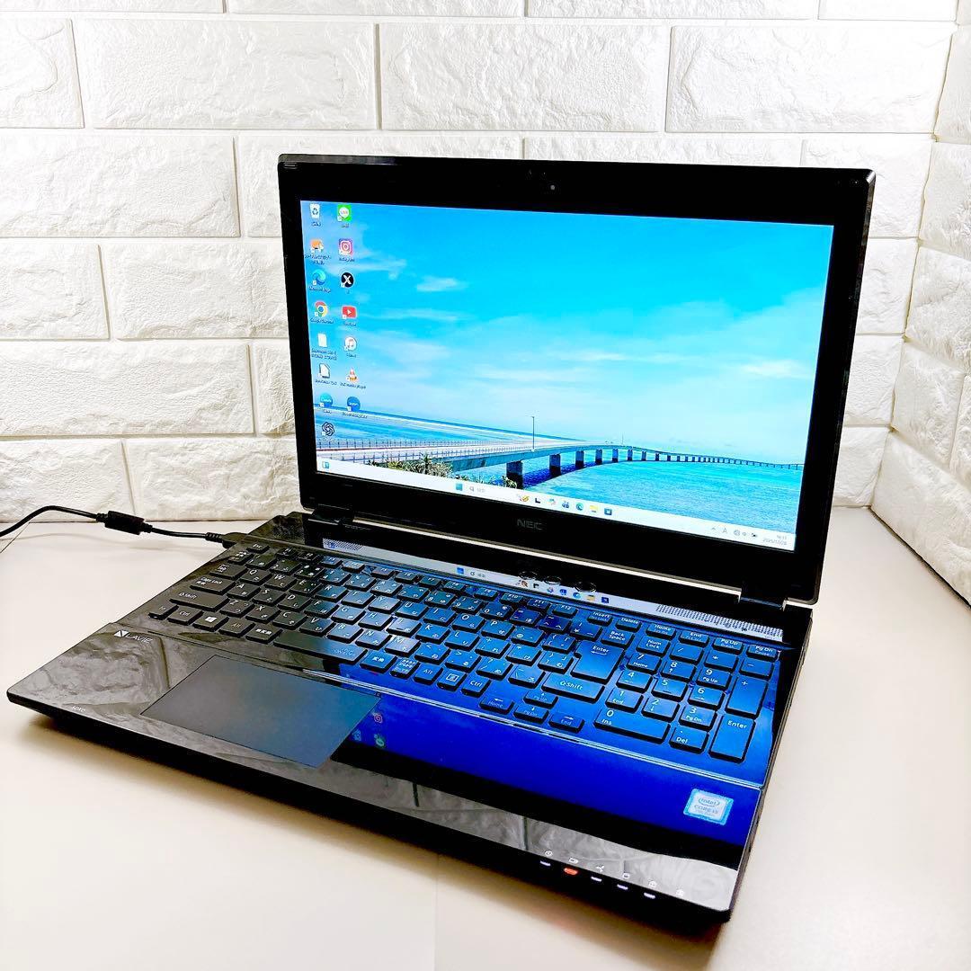 快適SSD✨メモリ8GB フルHD 第7世代 カメラ ノートパソコン NEC - メルカリ