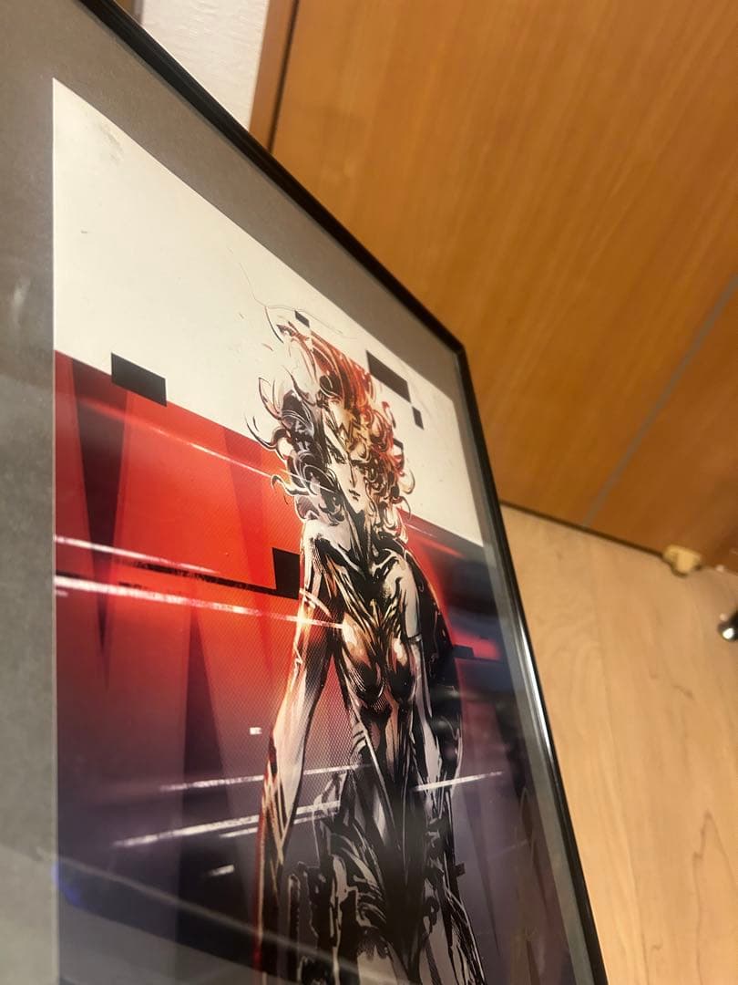 【希少】新川洋司 直筆サイン ポスター ワンダーウーマン