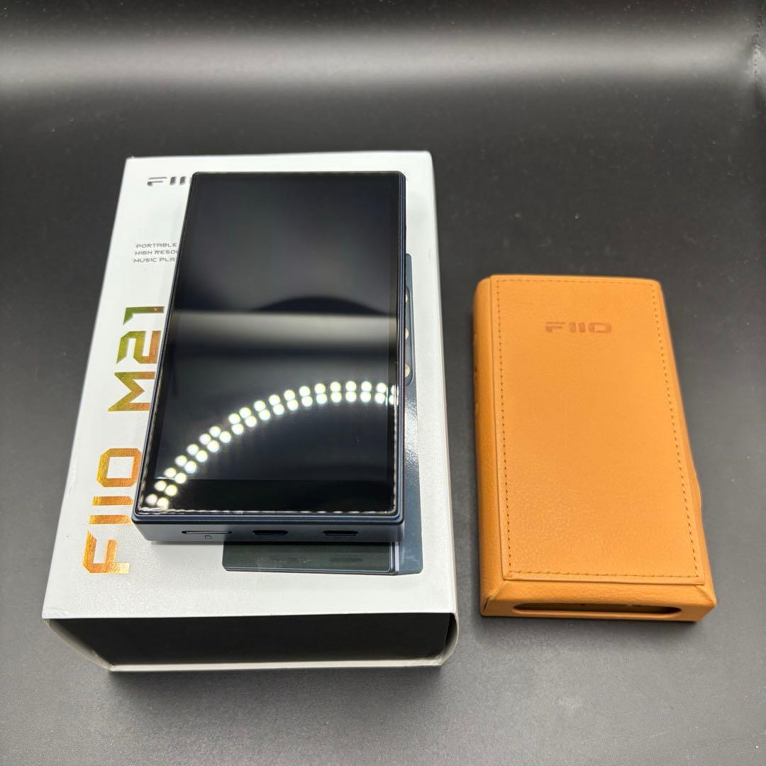 FiiO M21デジタルオーディオプレーヤー 純正レザーケース付き