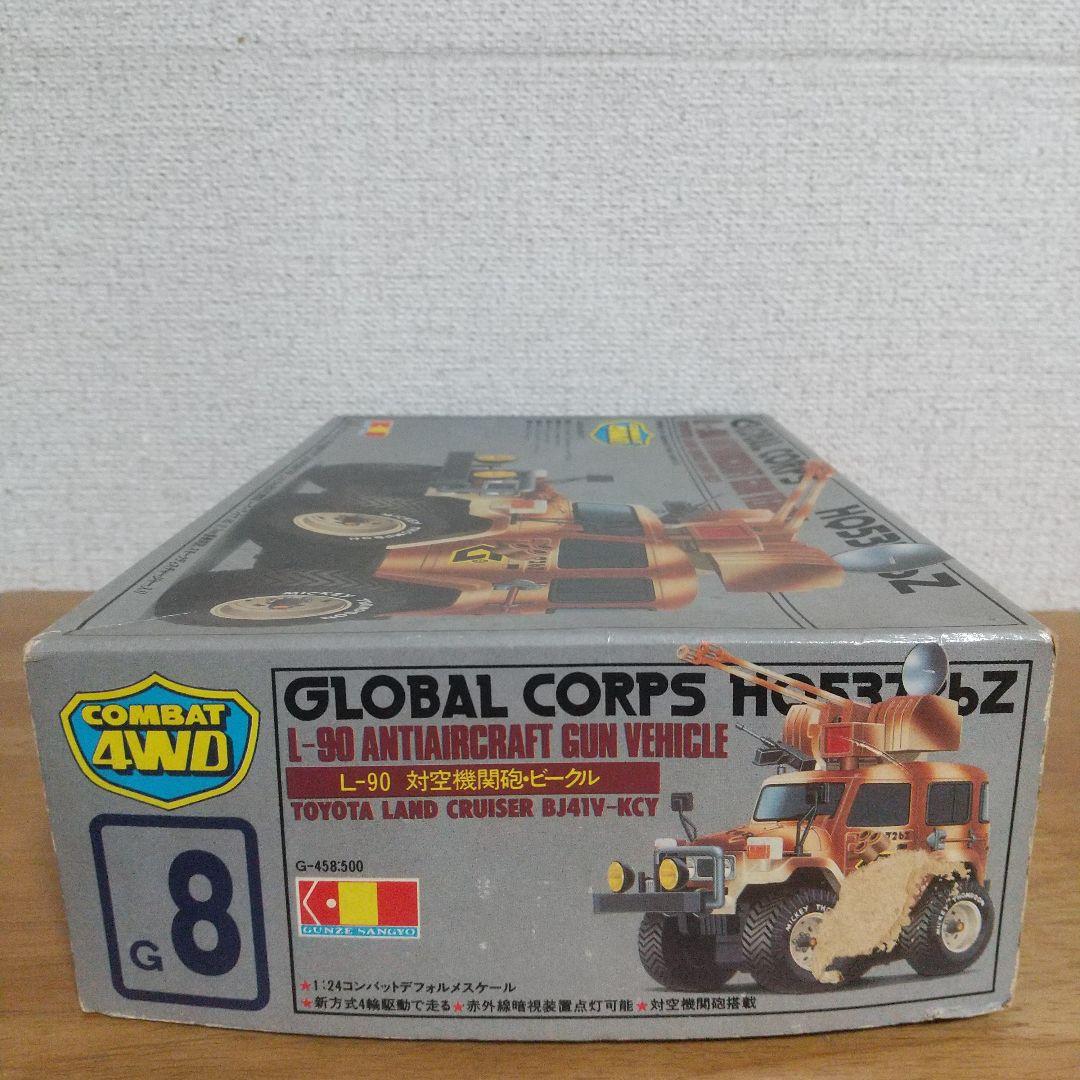 グンゼ産業 1/24 L-90対空砲ランクル 旧キット