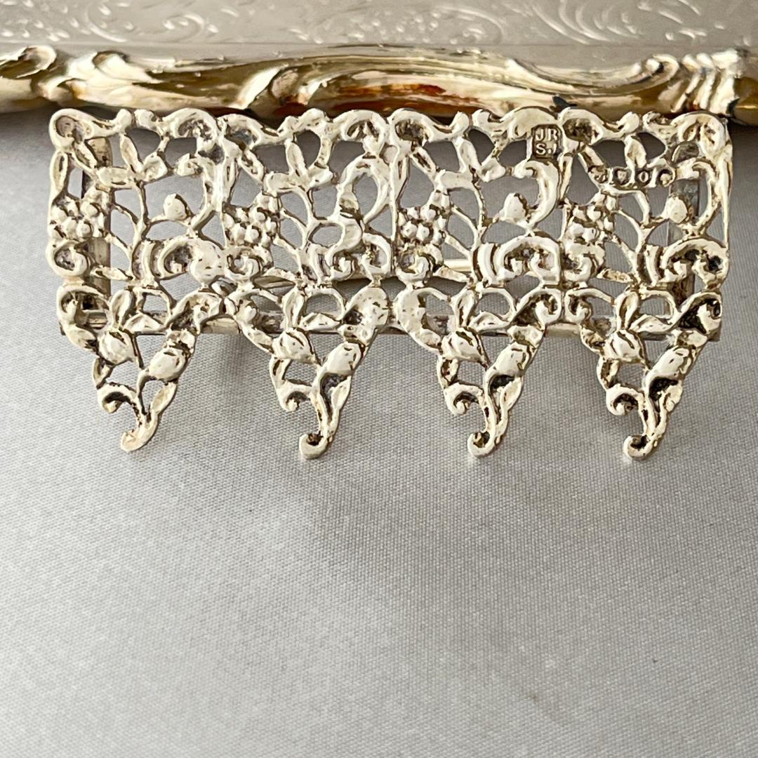 【Rosenthal, Jacob & Co.】メニューホルダー ペア【純銀】