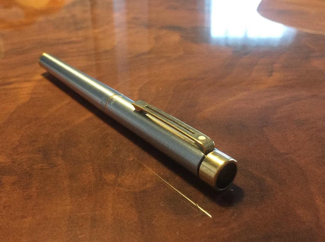 新品 ロジウムストライプ×マーブル マリンブルー グランセ パイロット