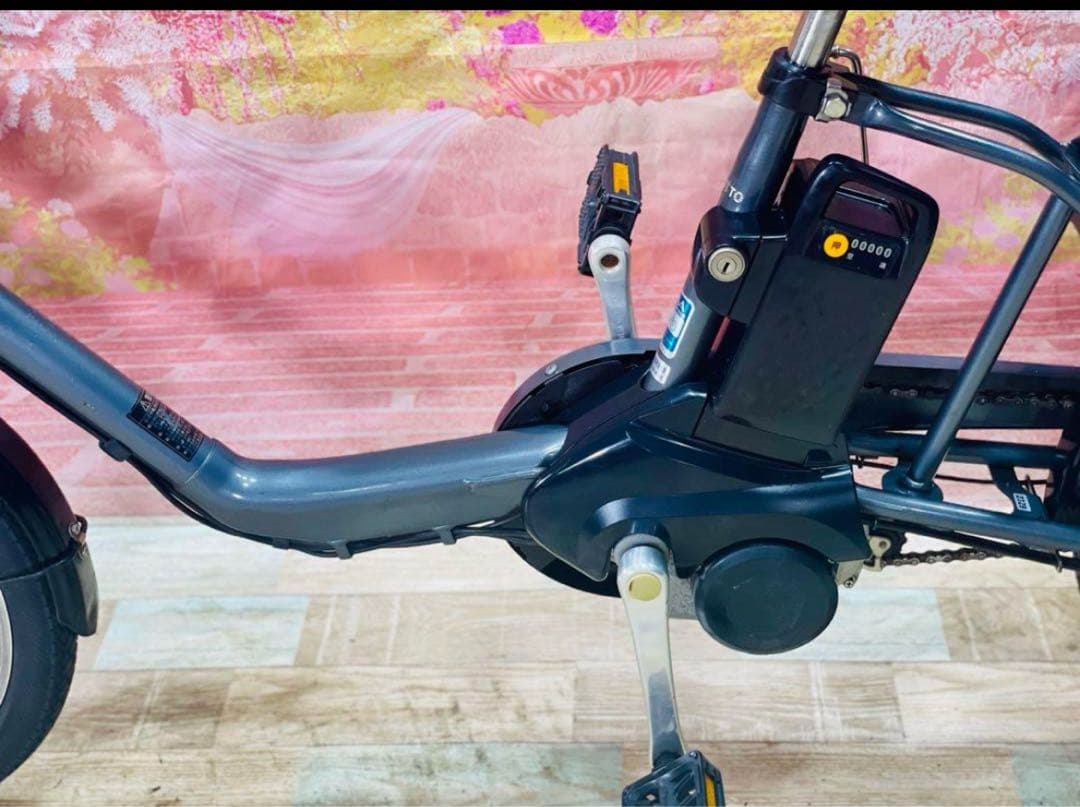 K2329 電動自転車パナソニック ギュット 子供乗せ 20インチ 送料無料