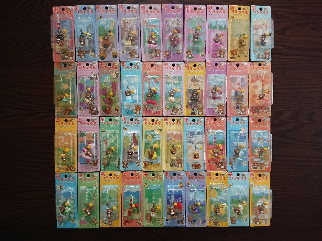 ご当地リラックマ チャームストラップ他 だららん夢紀行 255点