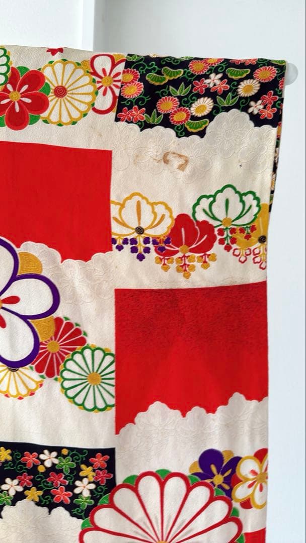 アンティーク着物　7歳　七五三 レトロ