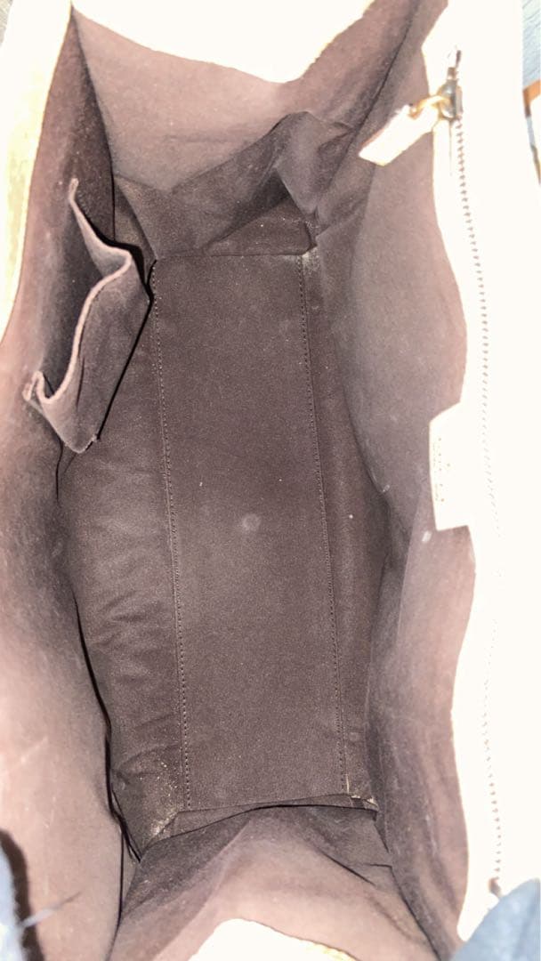 GUCCI ハンドバッグ　GG柄　キャンバス　レザー　ベージュ　スタッズ