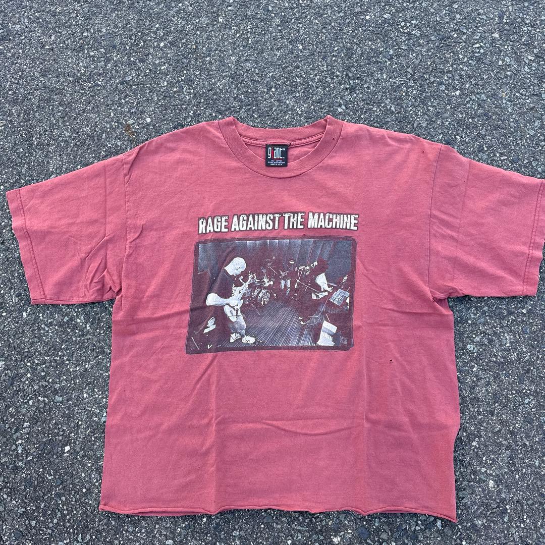 RAGE AGAINST THE MACHINE Tシャツ 90s Vintage 90s Rage Against the Machine Brown T-Shirt Giant Tag Size