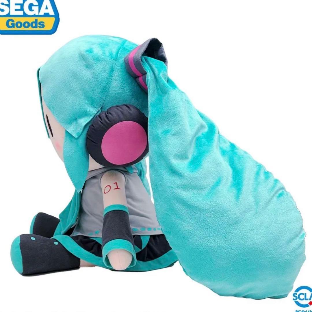 初音ミク ふわぷち どでかジャンボ ふわふわ ぬいぐるみ 約50cm sega