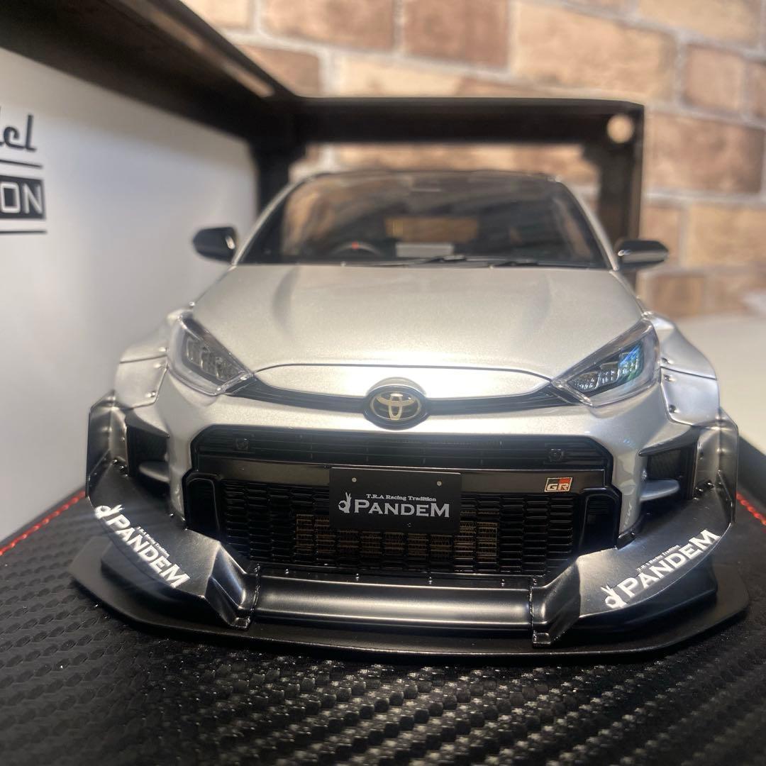 イグニッションモデル　1/18　パンデム　GRヤリス　エンジン付き　トヨタ