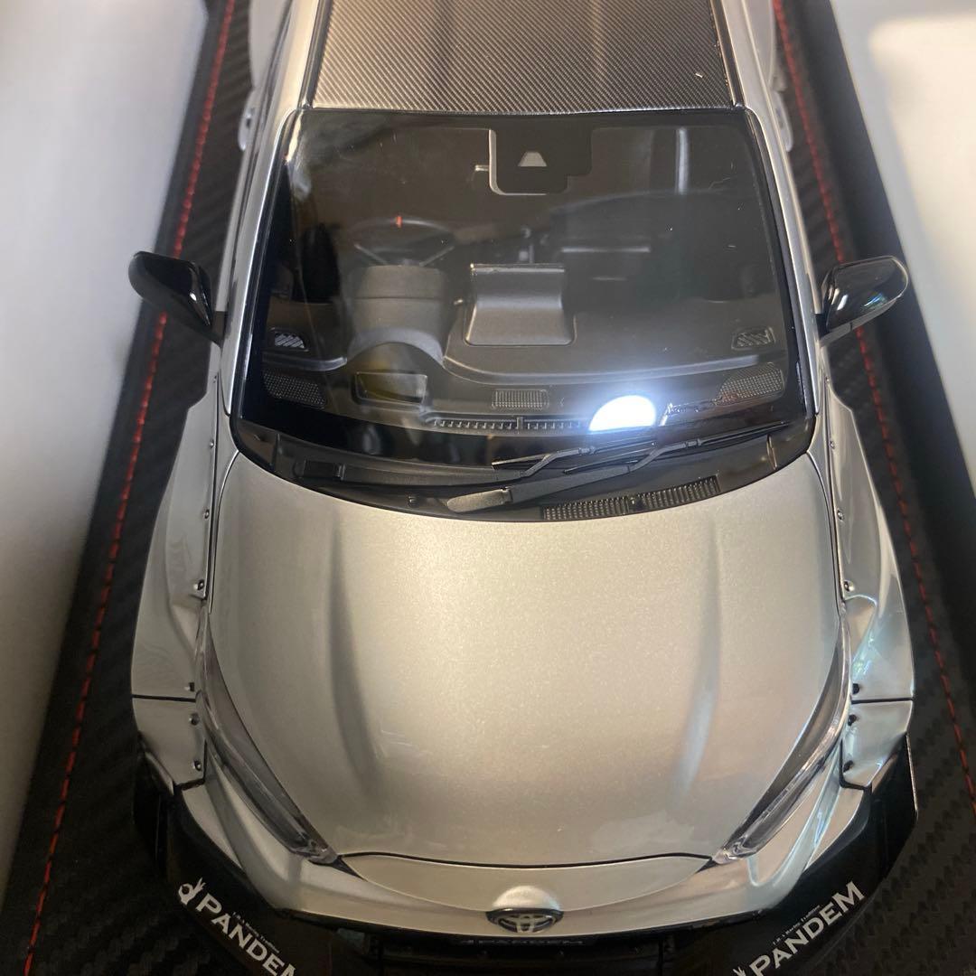 イグニッションモデル　1/18　パンデム　GRヤリス　エンジン付き　トヨタ