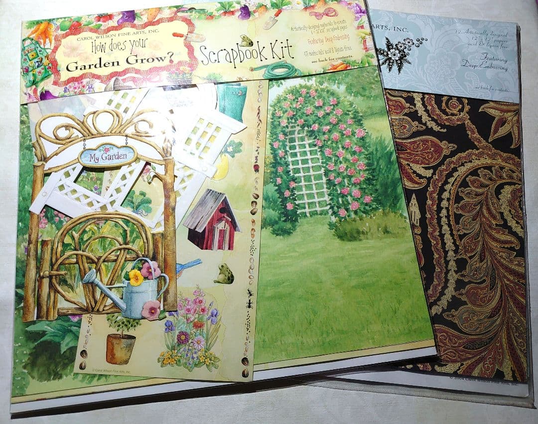 キャロルウィルソン スクラップブックキット&デザインペーパー セット キャロルウィルソン スクラップブックキット&デザインペーパー セット