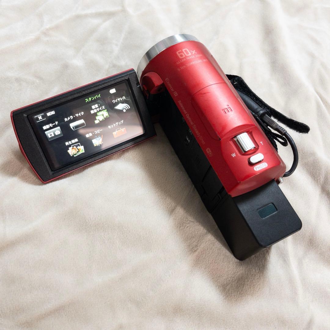 Sony HDR-CX680 レッド ビデオカメラ