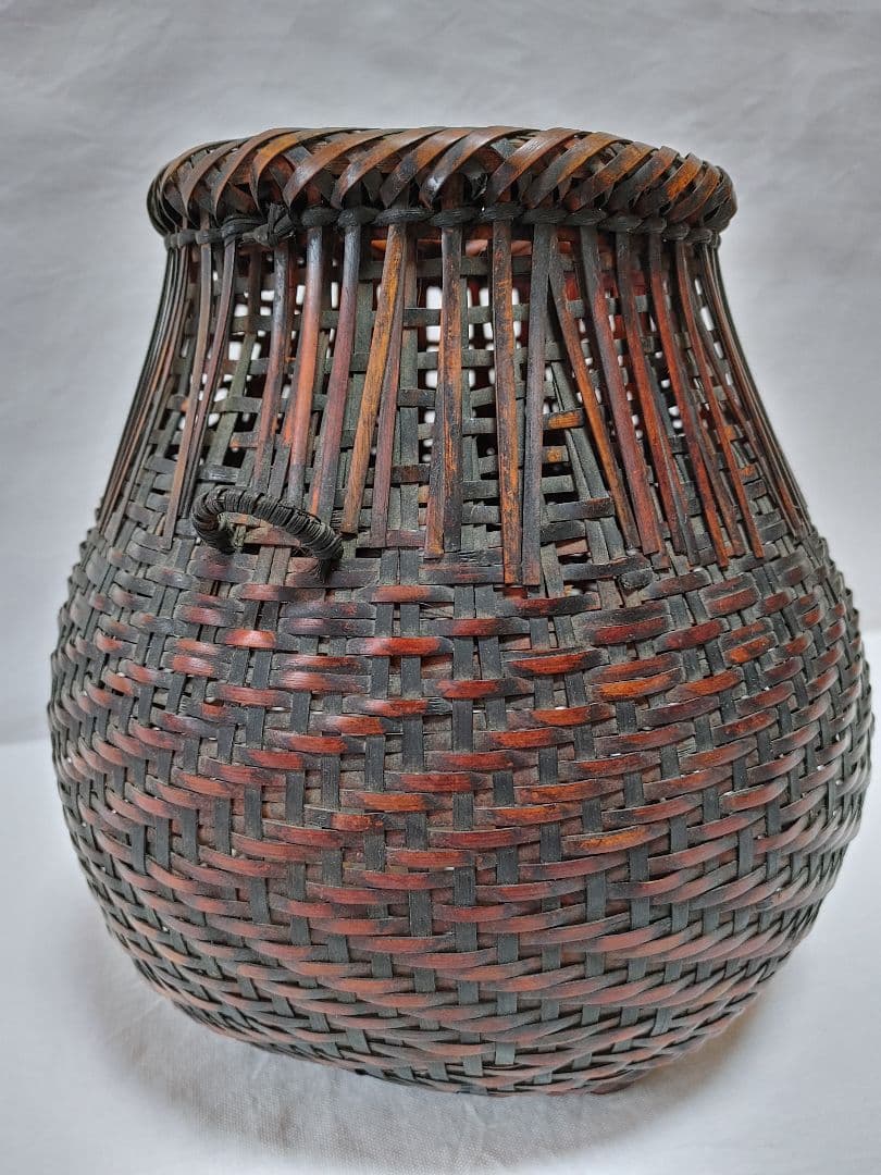 最終値下げ 島村白峰斎作 桂籠花入