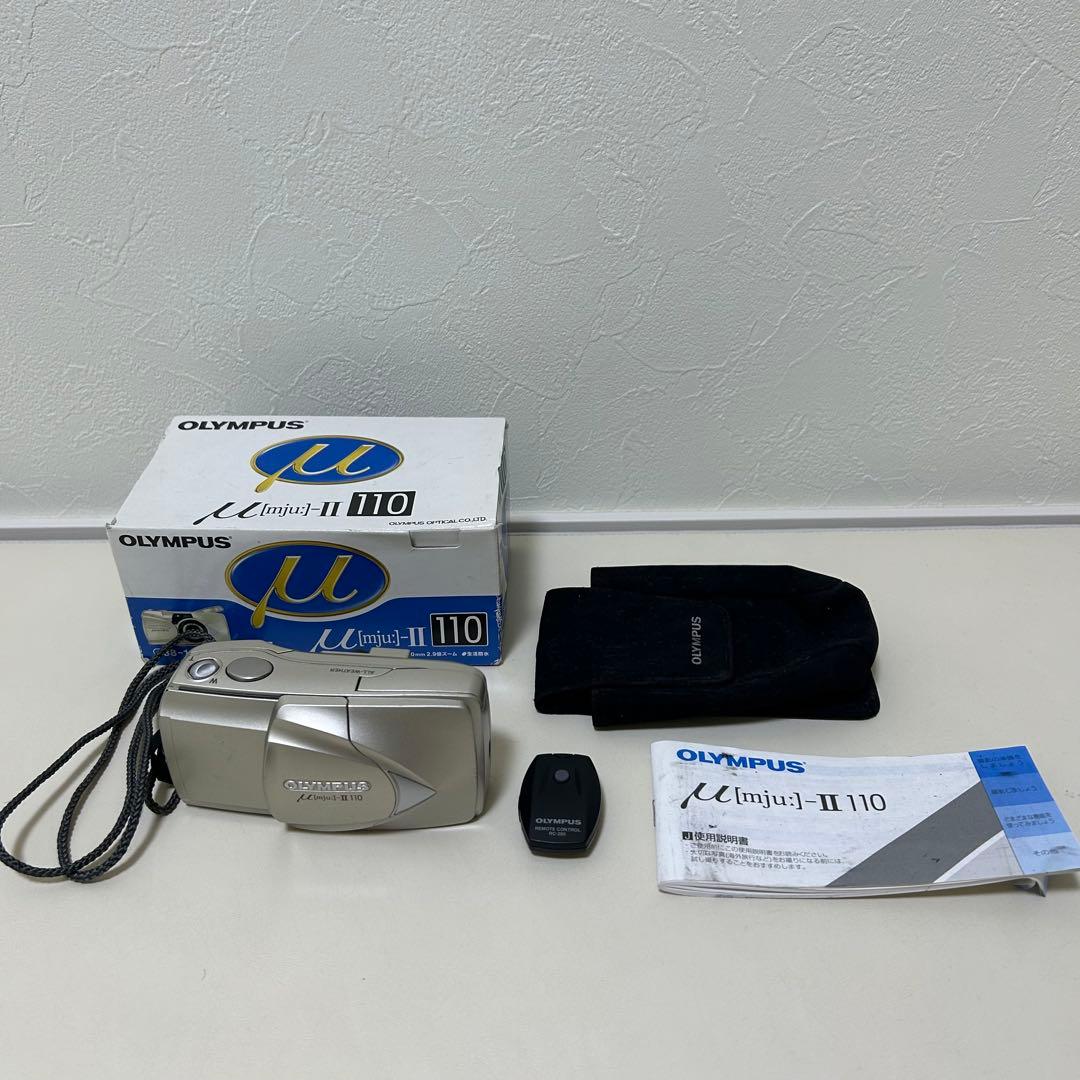 OLYMPUS μ mju Ⅱ 110 フィルムカメラ OLYMPUS μ-ii mju 110 ミュー フィルムカメラ オリンパス ミュー