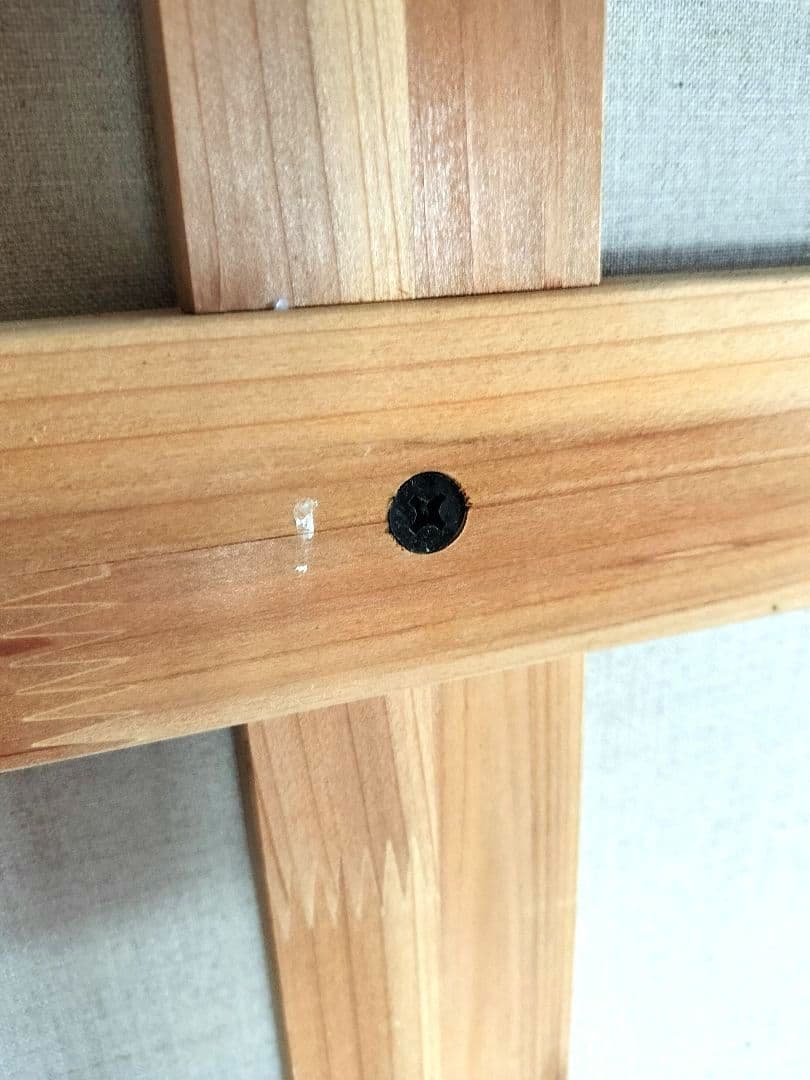 笹部洋画材料店★F80　麻張りキャンバス　杉集成材木枠使用　アクリル絵画/油彩画