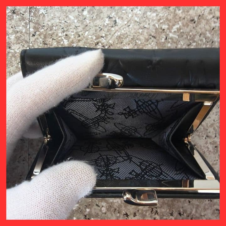 【新品未使用】ヴィヴィアンウエストウッド三つ折り財布　913VW165　ブラック