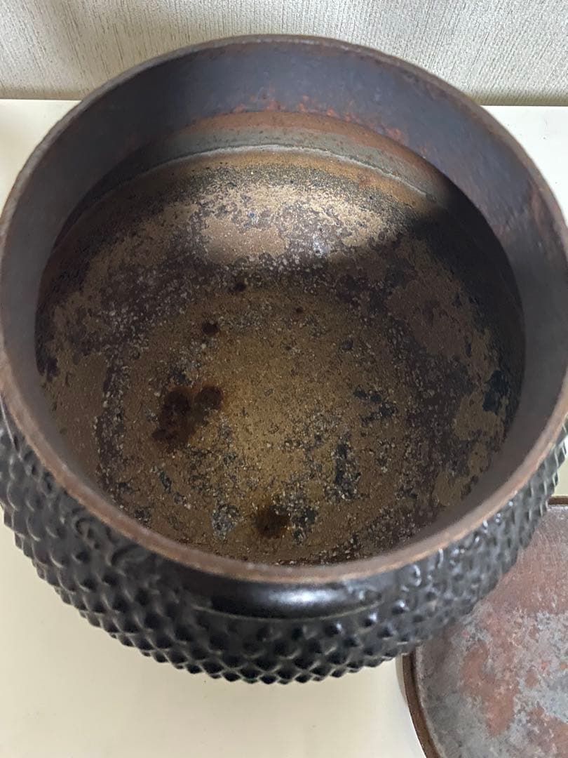 南部及精鋳造所(鳳文堂)造 あられ 南部鉄瓶