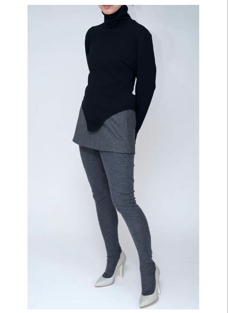 pan wool tights GRAY グレー