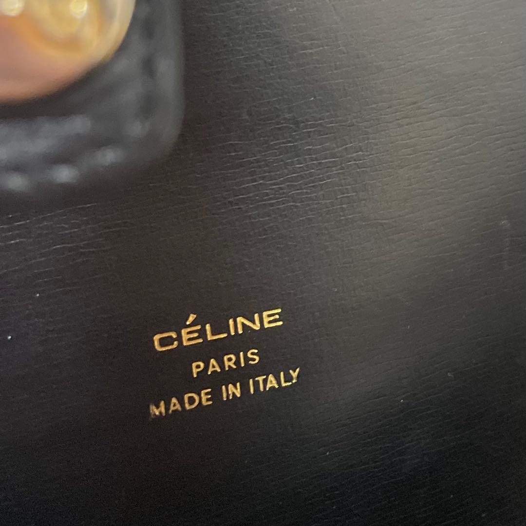 ■ CELINE（セリーヌ）良品 / レザー /ショルダーバッグ/ ブラック 黒
