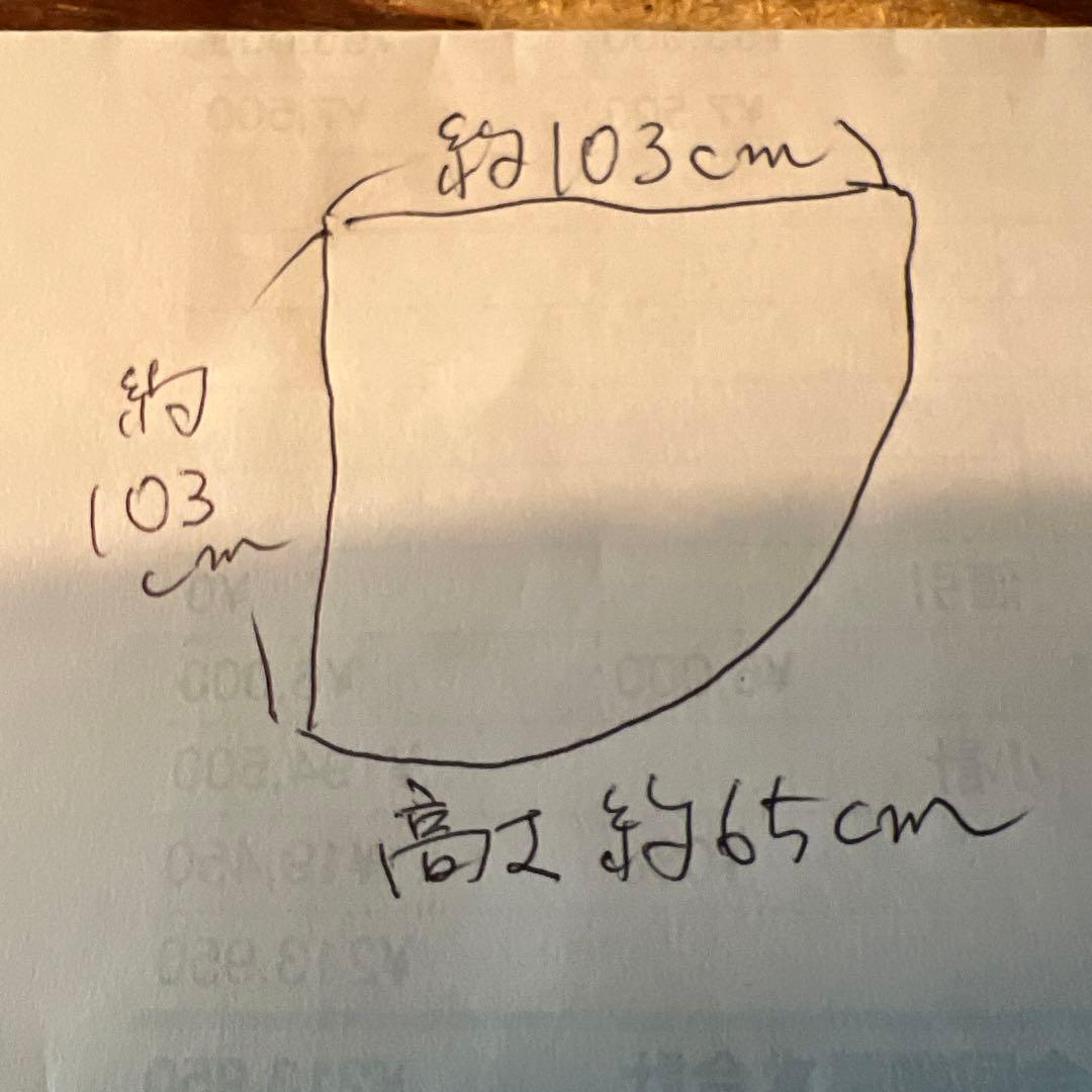 ⭐️値下げしました⭐️木製4分の1円形ダイニングテーブル