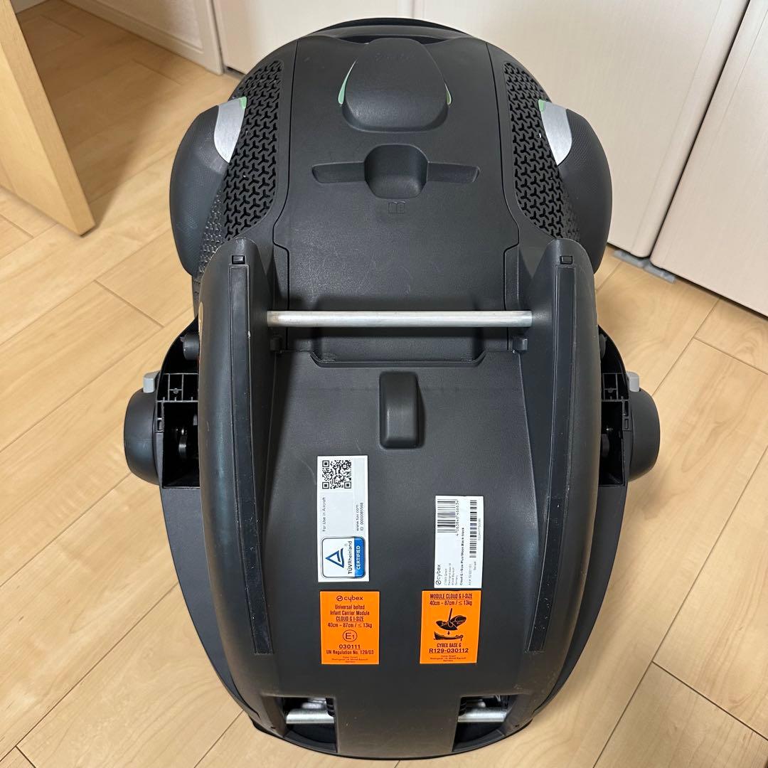 【美品】再値下げ中cybex クラウドG i-Size plus ムーンブラック