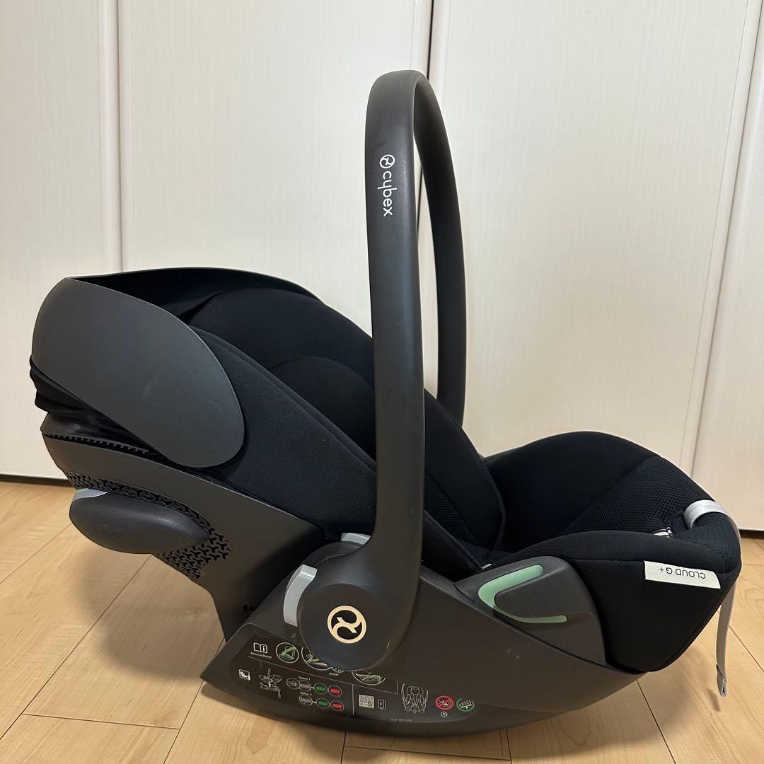 【美品】再値下げ中cybex クラウドG i-Size plus ムーンブラック