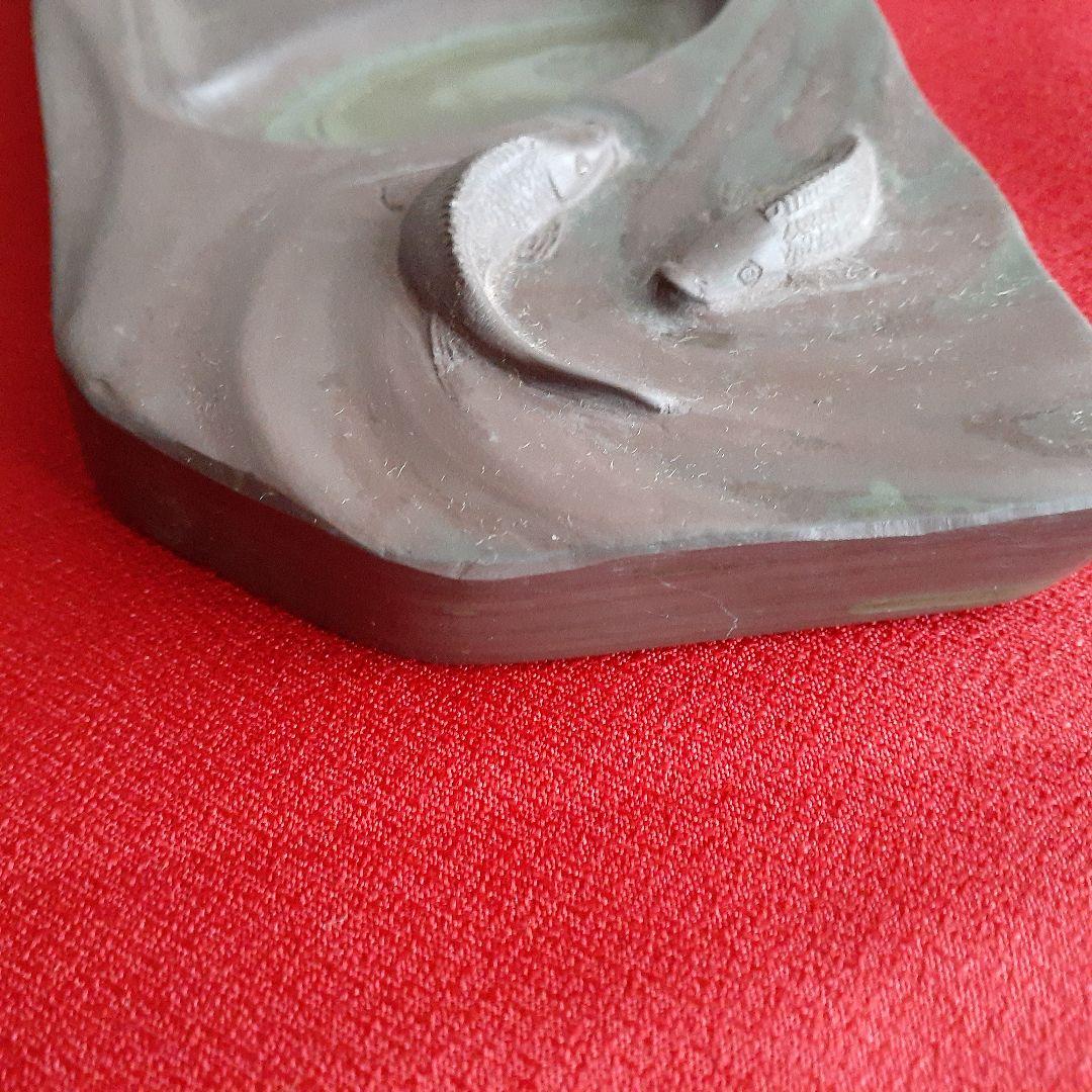 ❤️芸術の秋‼️韓国の硯 鯉の動きのあるやさしい彫刻が珍しいステキな