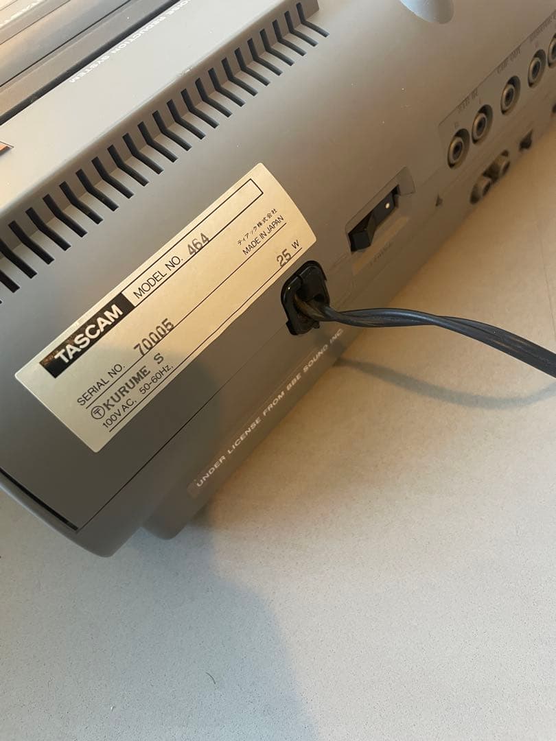 配信機器・PA機器・レコーディング機器 TASCAM PORTASTUDIO 464