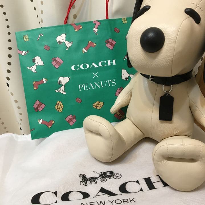 コーチ スヌーピー ぬいぐるみ 未使用