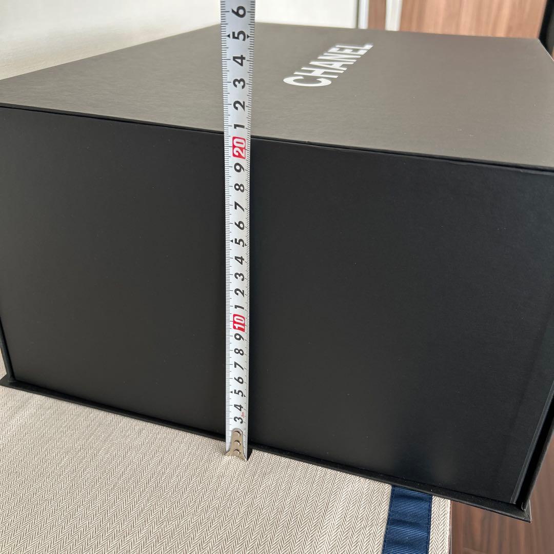 シャネル ギフト箱 マグネット式ボックス ブラック特大 CHANEL薄紙つき