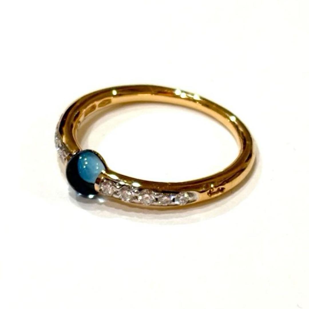 POMELLATO マーマノンマーマ #52 ブルートパーズ×ダイヤ 750