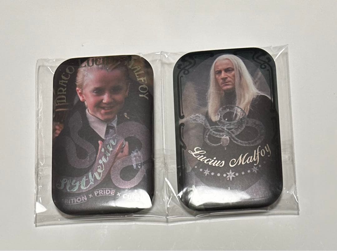 Harry Potterハリーポッター スクエア缶バッジコレクション ドラコ