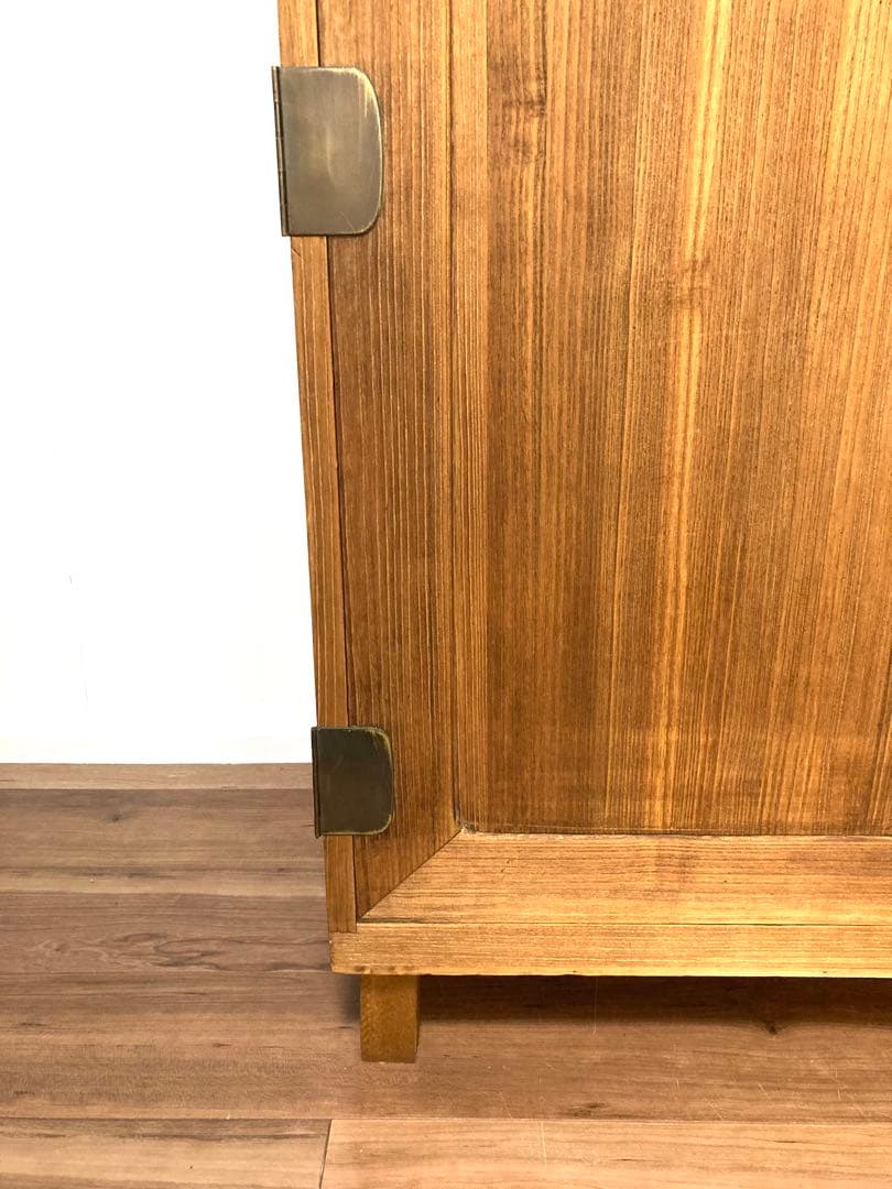 メンテ込】アンティークのキャビネット 引出し6杯 総桐 木脚付