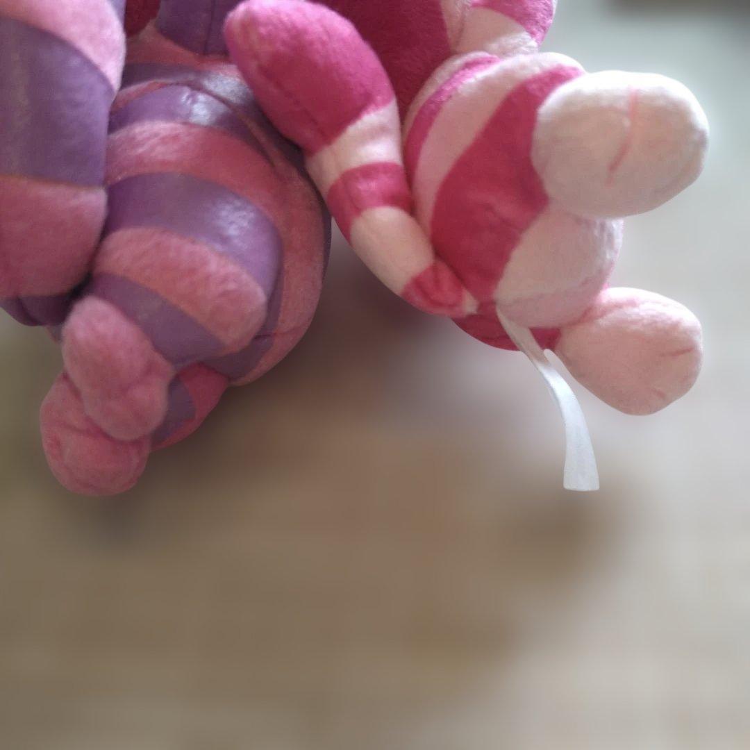 ディズニー不思議の国のアリス チシャ猫ぬいぐるみバッジキーチェーンセット