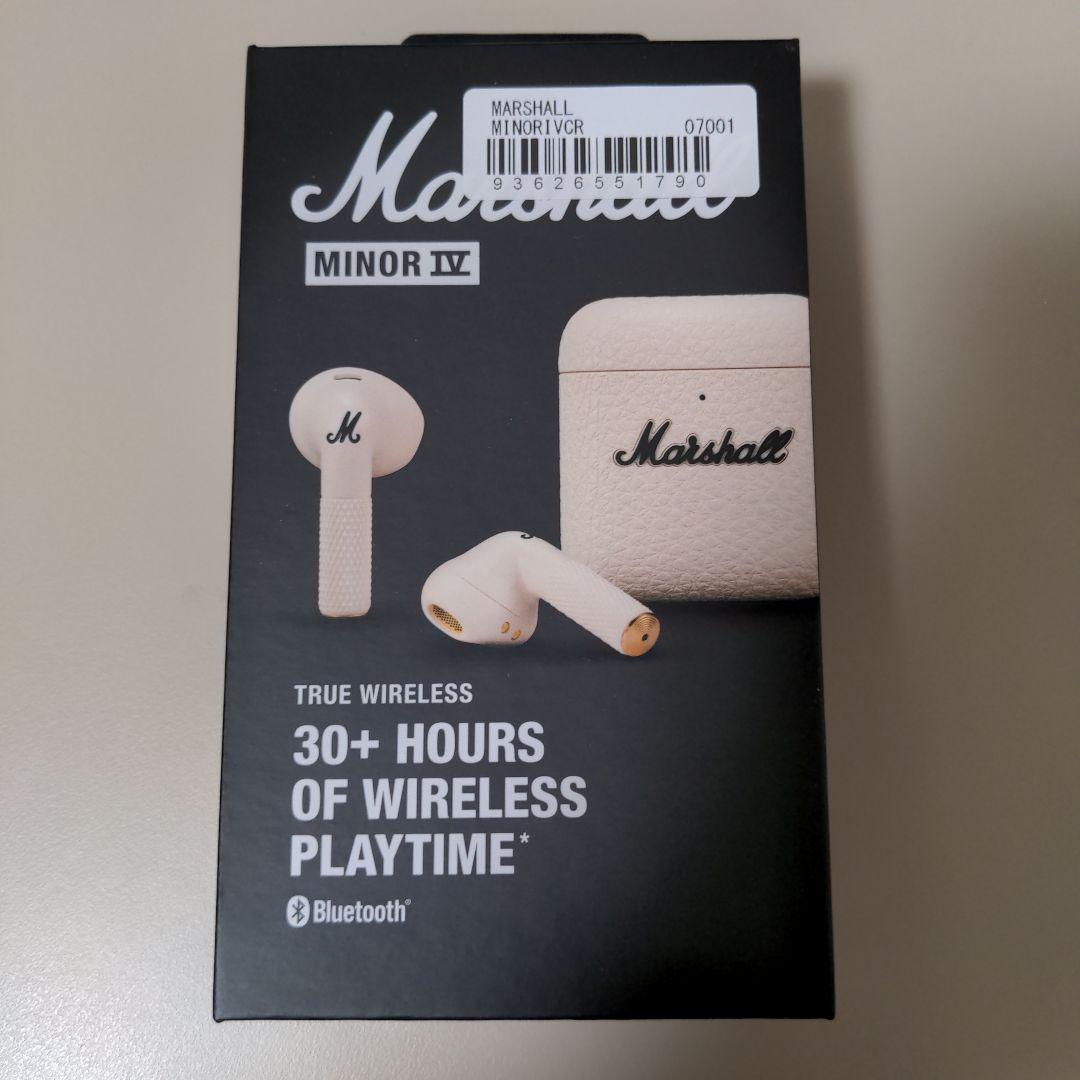 Marshall Minor IV Cream ワイヤレスイヤフォン Minor IV Cream - イヤホン | Marshall.com
