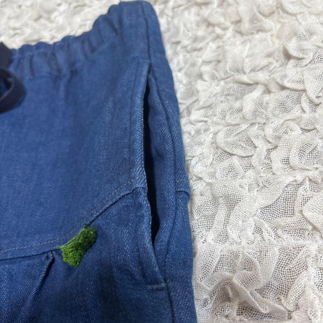 希少　キャピタル　デニム サルエル　ハーフ パンツ　ポンポン　ウエストゴム　美品