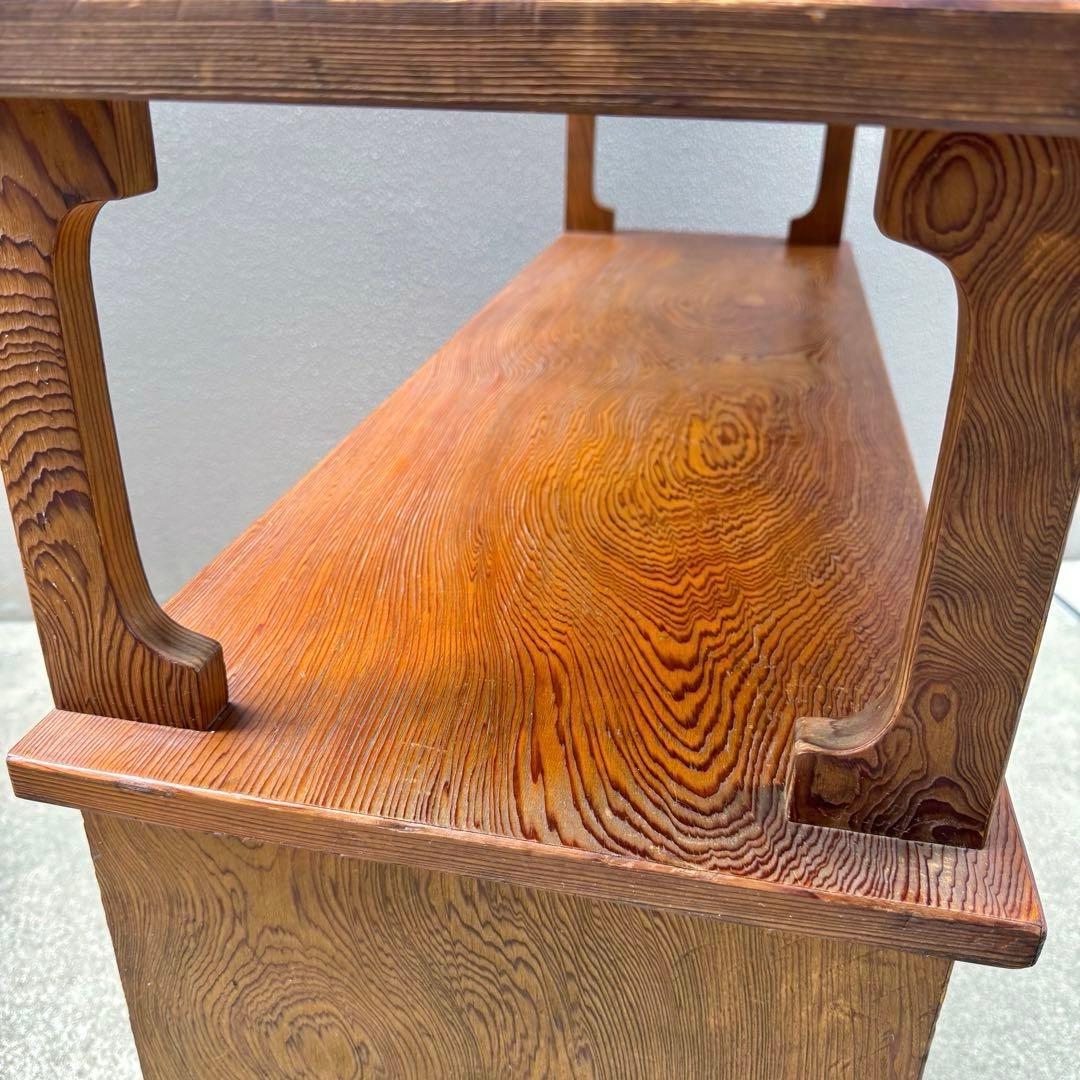 昭和レトロ アンティーク 屋久杉 サイドボード キャビネット 戸棚 民芸家具