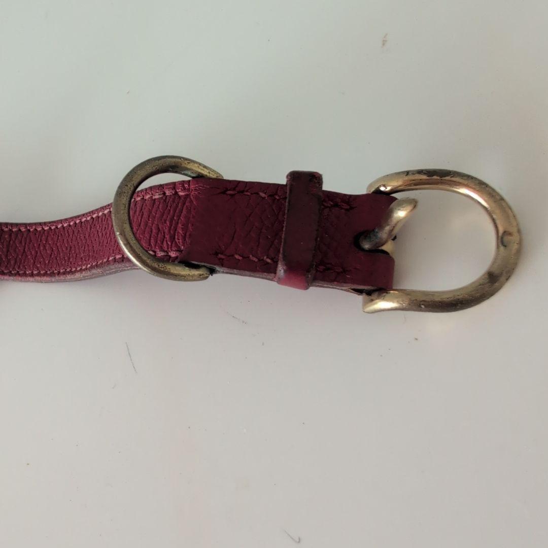 HERMES エルメス ペット用首輪 犬猫 レッド