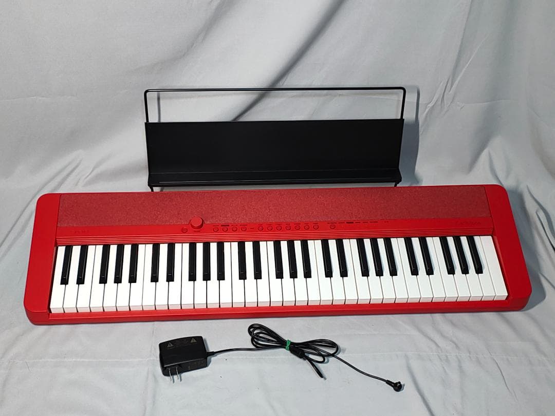 CASIO 電子キーボード CT-S1 RD レッド レンタル] CASIO(カシオ) Casiotone 電子キーボード CT-S1 レッド