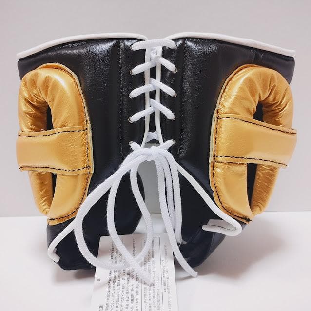 Winning ウイニング ボクシング ヘッドギア Lサイズ 黒金 別注品③