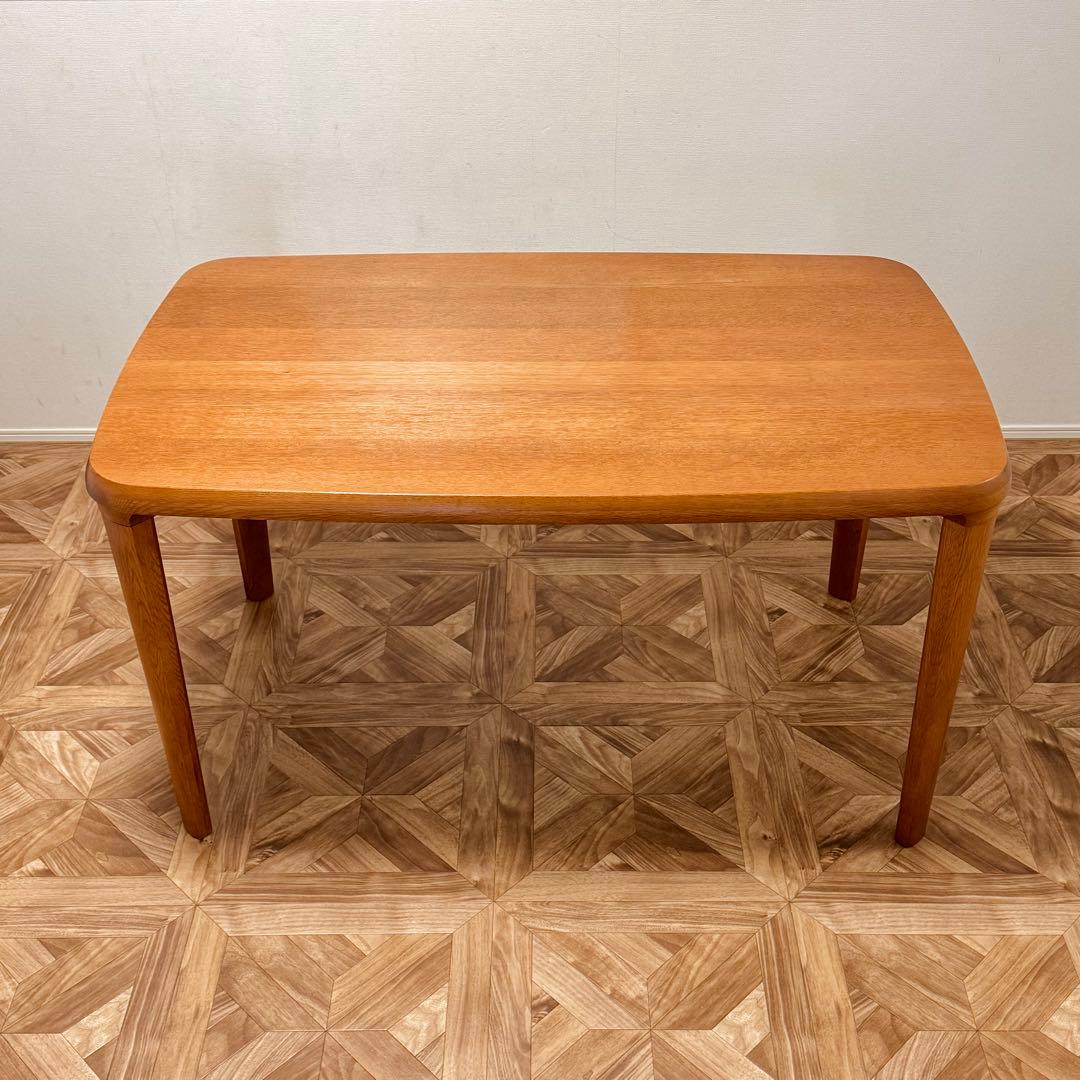 日進木工 4人掛け ダイニングテーブル 130x80cm アンティーク 古道具