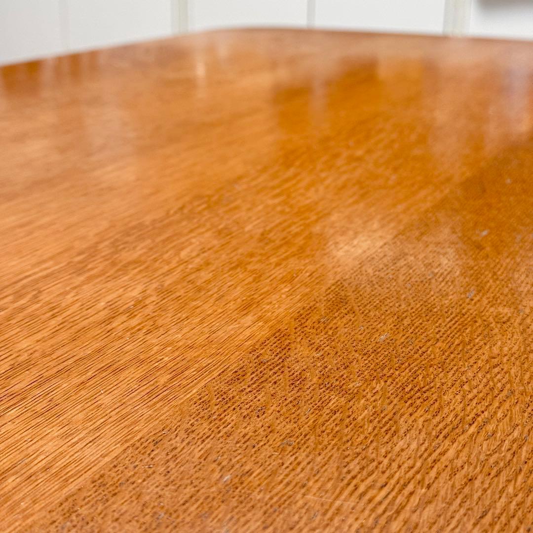 日進木工 4人掛け ダイニングテーブル 130x80cm アンティーク 古道具