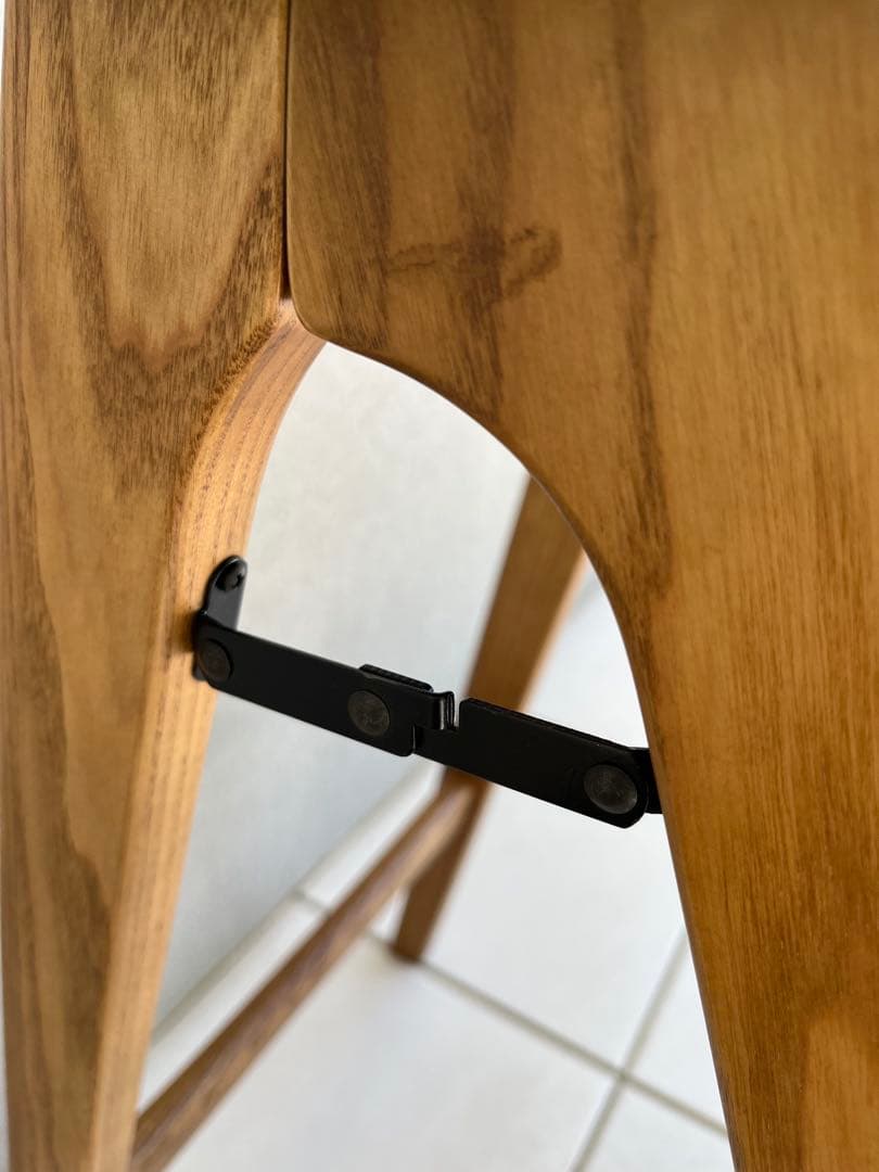 ミナペルホネン タンバリン dop グレー 折りたたみ式 ハイスツール