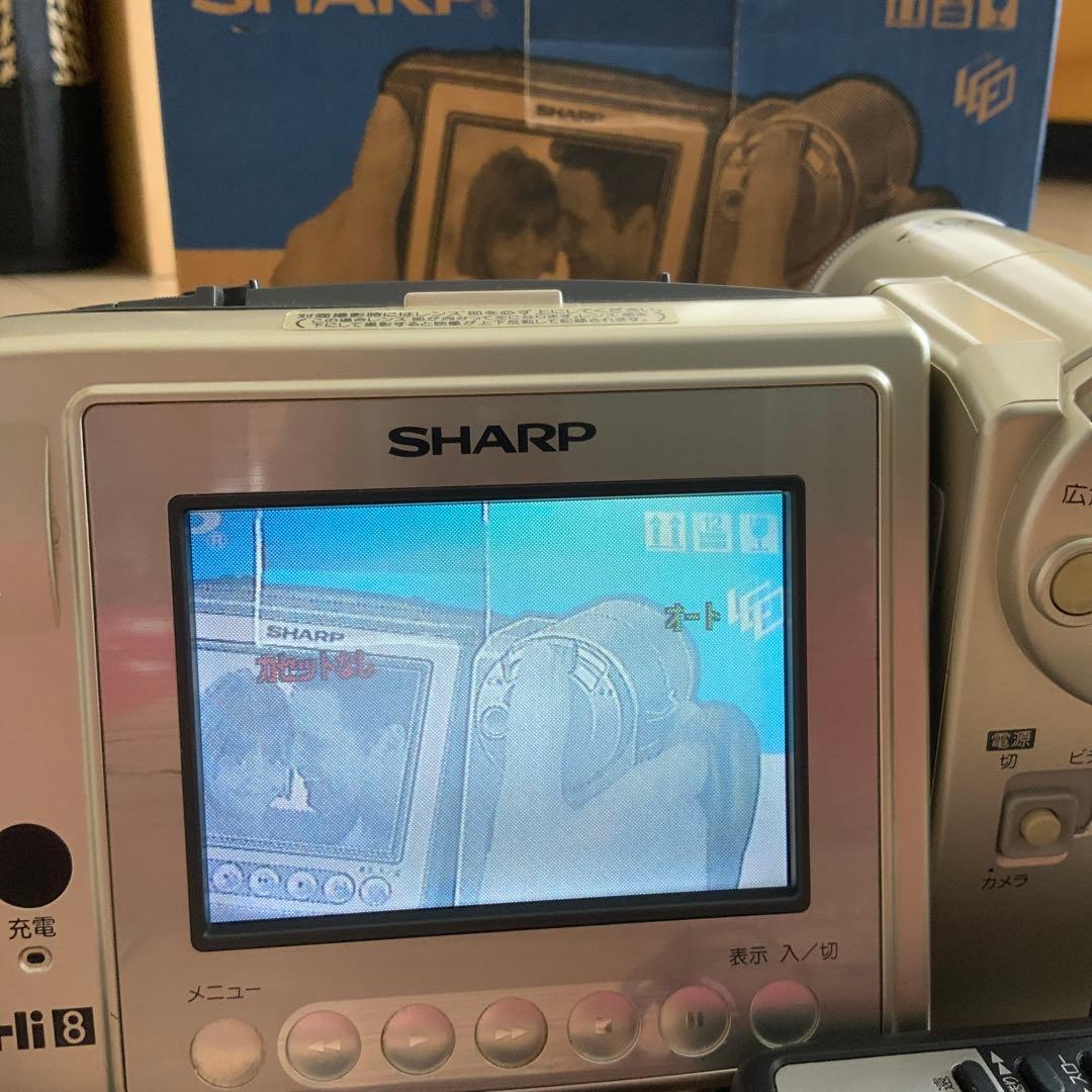 8ミリビデオカメラ SHARP Hi8 液晶ビューカム VL-EH500